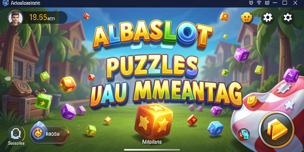 Tampilan gameplay menarik ALBASLOT yang menantang.