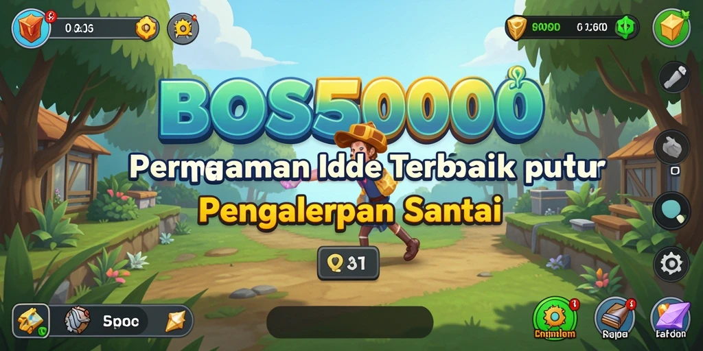 Tampilan gameplay BOS5000 yang menampilkan kekuatan karakter dalam mode Idle.