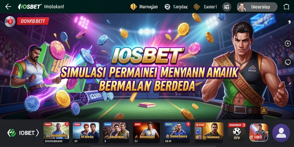 Tampilan menarik dari gameplay IOSBET yang menggambarkan simulasi interaktif.