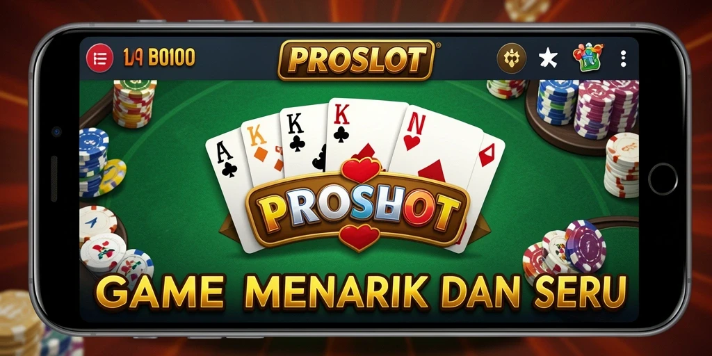 Tampilan gameplay seru dalam game Domino PROSLOT.