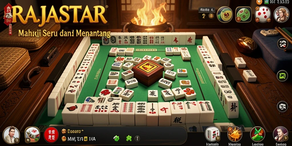 Tampilan gameplay RAJASTAR yang menegangkan dan menyenangkan.