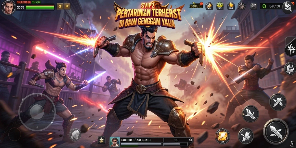 Gameplay seru dan intens dalam SVIP2 yang menguji keterampilan bertarung.